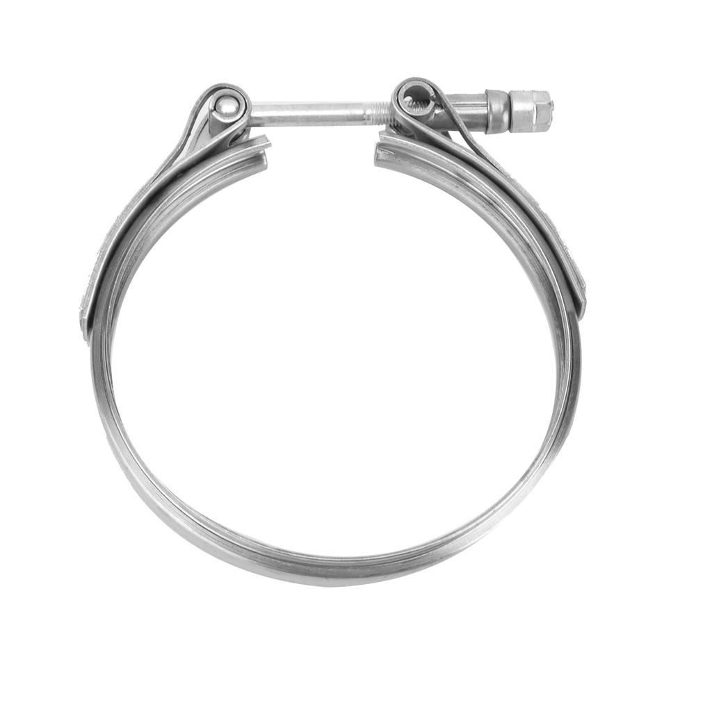 Car Turbocharger Exhaust V Band Clamp 186917 109‑114mm 4.3‑4.5in Replacement for Holset HX52 HX55