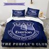 Everton FC Pattern Bedding Home Decoration Birthday Gift (1 * duvet cover + 2 * pillowcase, without core)