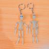 Luminous Skull Keychain Personality Gothic Accessories Halloween Car Keychains
