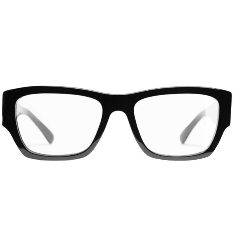 Chanel RECTANGLE EYEGLASSES Flat Mirror Glasses Square Optical Frame Women's Style