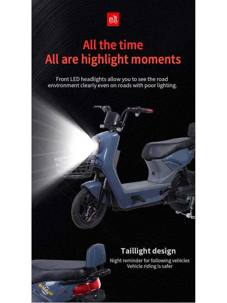 Women's Commuter Electric Bicycle with Large Capacity Battery