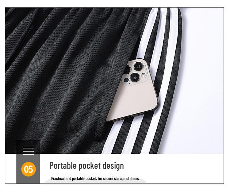 Women's Sporty Three-Piece Set: M-8XL Crew Neck, Short Sleeve with Shorts, Casual Running Attire with Three Stripes for Summer.