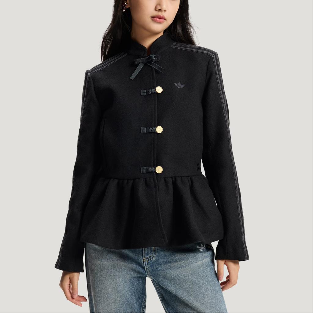 Adidas Originals New Year FW25 CNY Sports Waist-Defining Slim Fit Comfortable Skin-Friendly Striped Jacket Women Jackets KR5068