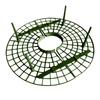 Round Plastic Plant Support Grid with Stakes for Garden Flower and Vegetable Protection Pack of 5 Pieces