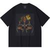 230 g/m² 100% Baumwolle Heavy Metal T-Shirt Rockband Beliebte Musik Druck Unisex Schweres Baumwoll-T-Shirt