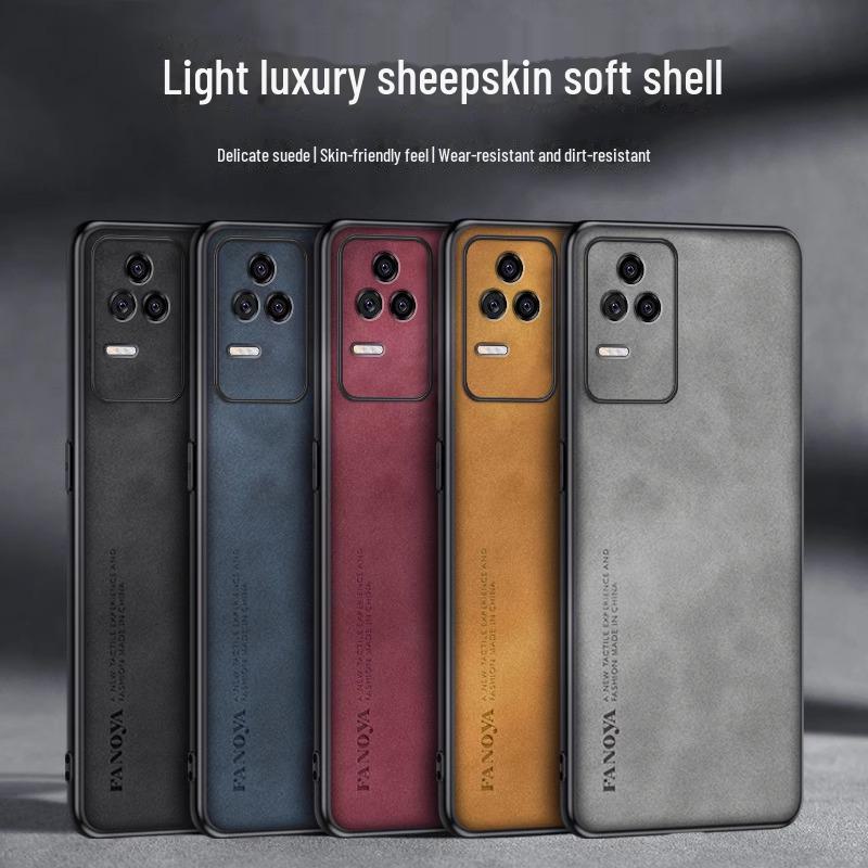 

Sheepskin Leather Case for Redmi K50/K50Pro: Anti-Fall Protection Redmi K50 Pro
