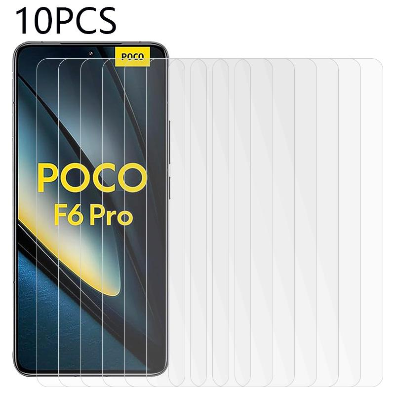 

10PCS For Xiaomi Poco F6 Pro 5G/Redmi K70 5G/K70 Pro 5G Screen Protector 0.3mm 2.5D Tempered Glass Anti-Scratch Film Type A