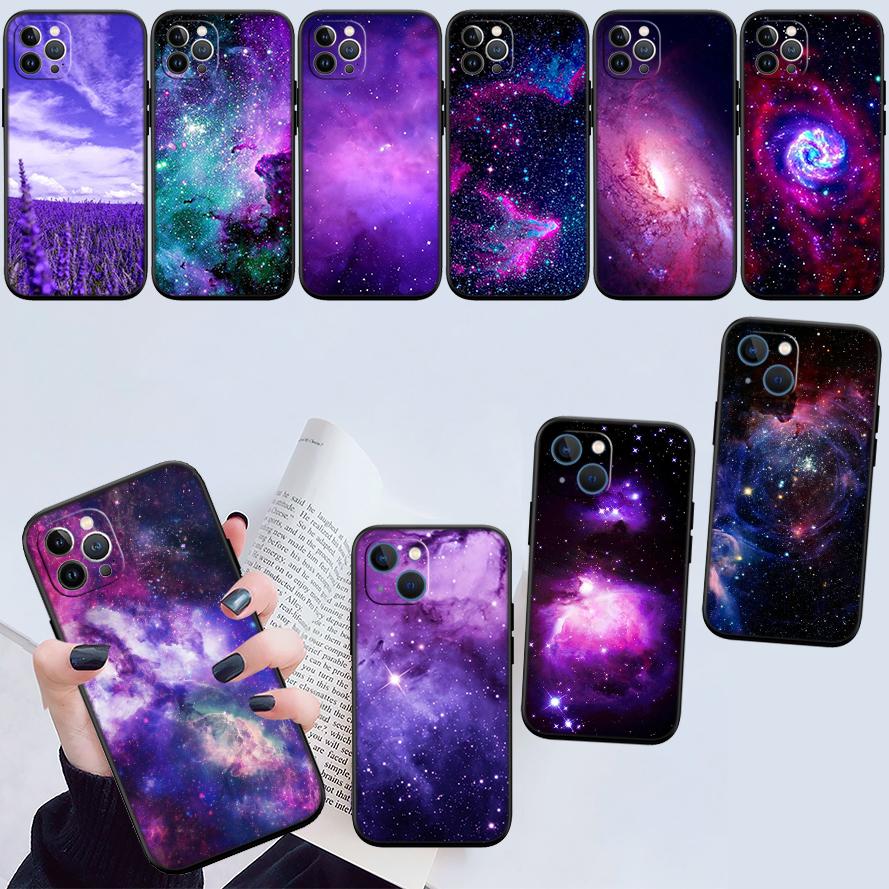 UP43 Purple Space Star New High-End Shell Phone Case for Redmi Note 13 14 Pro+ Plus A3 A3X 13X 13C 13R 14S 14C 14R