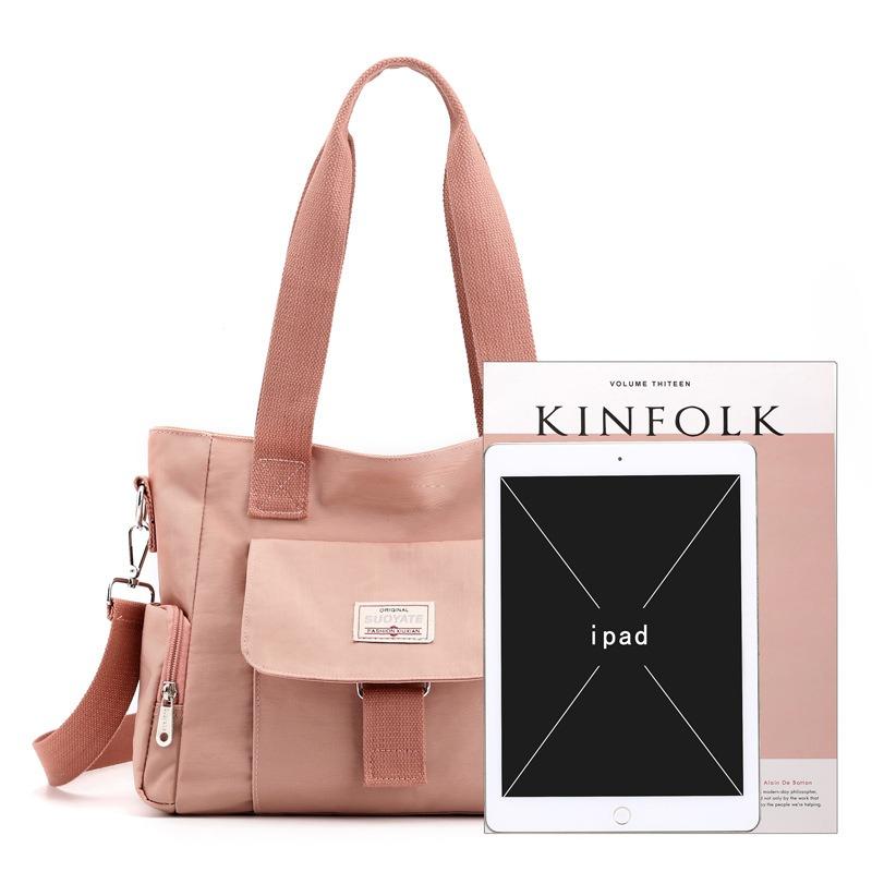 Women's Bag 20 New Women's Shoulder Bag Large Capacity Portable Messenger Bag Nylon Bag Leisure Bag Simple and Versatile