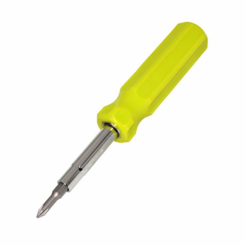 Multi-function Screwdriver Telescopic Ratchet Adjustable Handle Double Head Slotted Phillips Replaceable Screwdrivers Bits Set