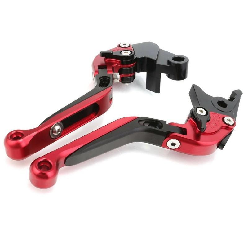 Adjustable Folding CNC Brake Clutch Lever Kawasaki ZX-6 ZZR600 ZX9R Motorcycle Aluminum Alloy Handlebar Control