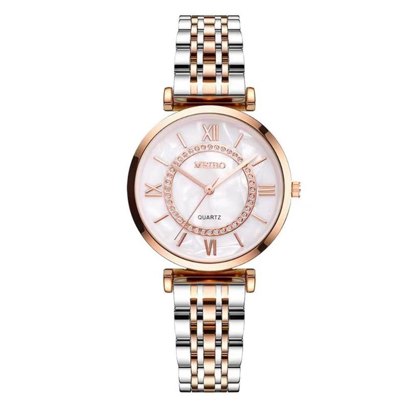 Ladies Watch Steel Belt Simple Casual Fashion Quartz Watch