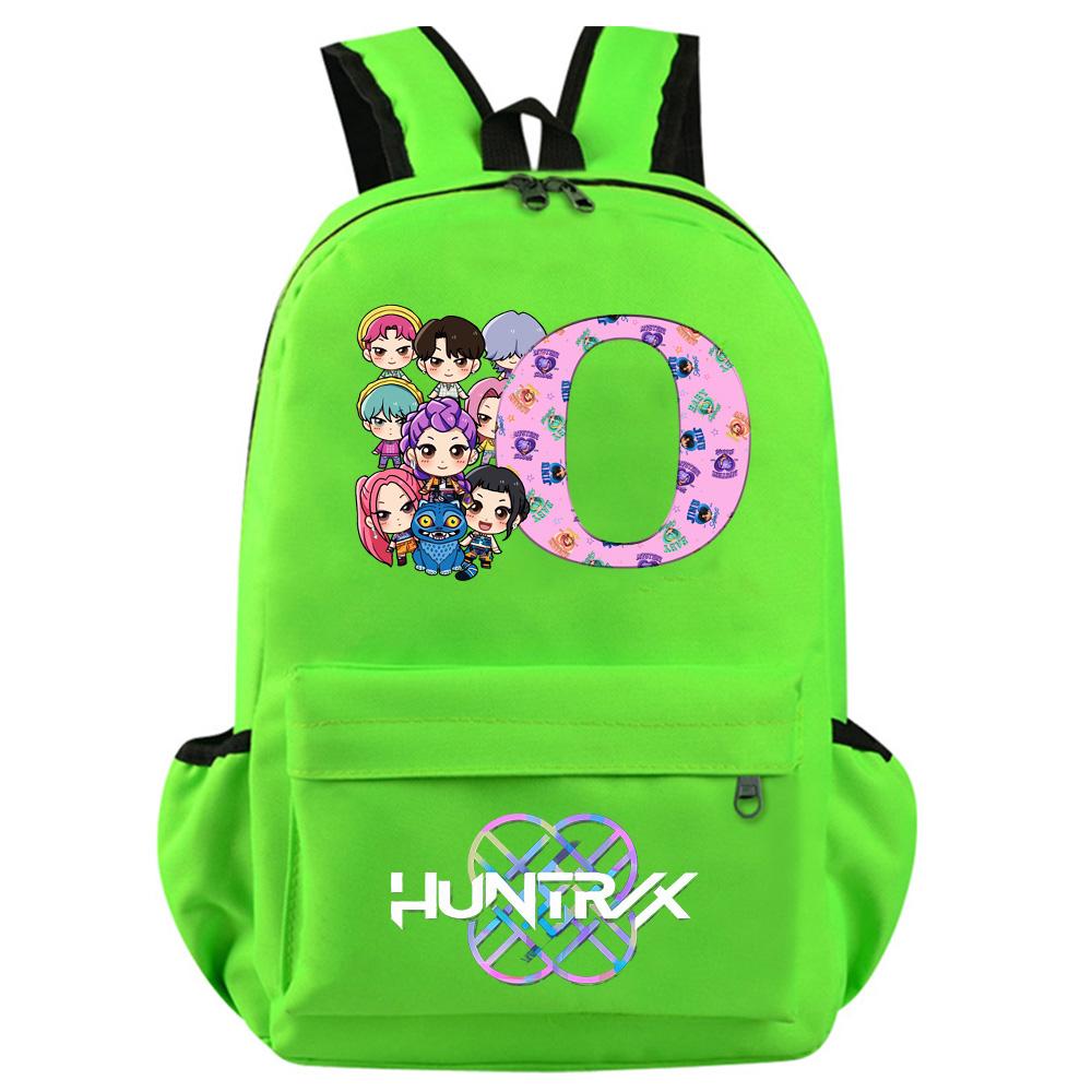 Anime 26 English Letter Kpop Demon Hunters Printed Backpack for Teenager Student Girl Boy Bookbag Schoolbag Women Large Capacity Travel Bag Kid Gift