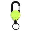 Portachiavi Portatile Retrattile Moschettone Porta Badge Forte Portata Dimensioni Compatte Portatile Clip Portachiavi Telescopico Accessori da Campeggio