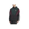 Adidas Originals Windbreaker Block Loose Fit Comfortable Striped Sports Long Sleeve Jacket Men Jackets Dark-Green Black KC3125