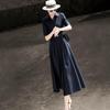 Lancer 2026 Summer Elegant Tencel Shirt Dress with Belt