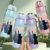 1PC Bronx New York City 750ml Color Plastic Sports Water Bottle Leakproof Flip Straw Lid Suitable for Sports Office Home Use