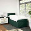Maison Exclusive - Sommier à lattes de lit avec matelas Vert foncé 100x200 cm