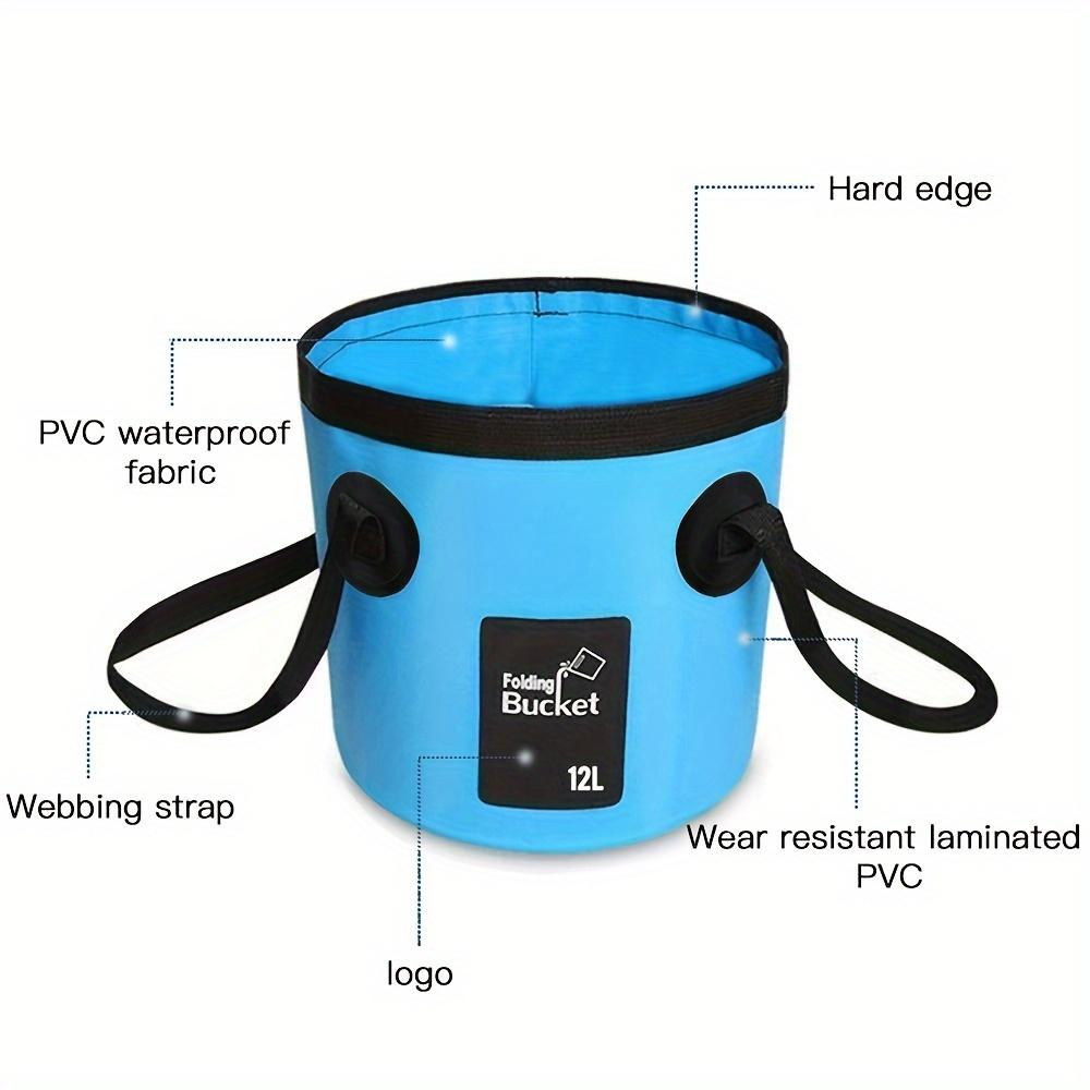12L Super Lightweight Foldable Water Bucket Ultimate Camping Hiking Fishing Companion Durable Compact Versatile for Washing Need