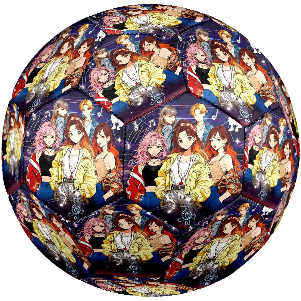 Kpop Soccer Ball Size 5 Football Machine Sewn Indoor/Outdoor Universal Football Sports Enthusiast Gifts Distinctive Home Decor And Party Gift