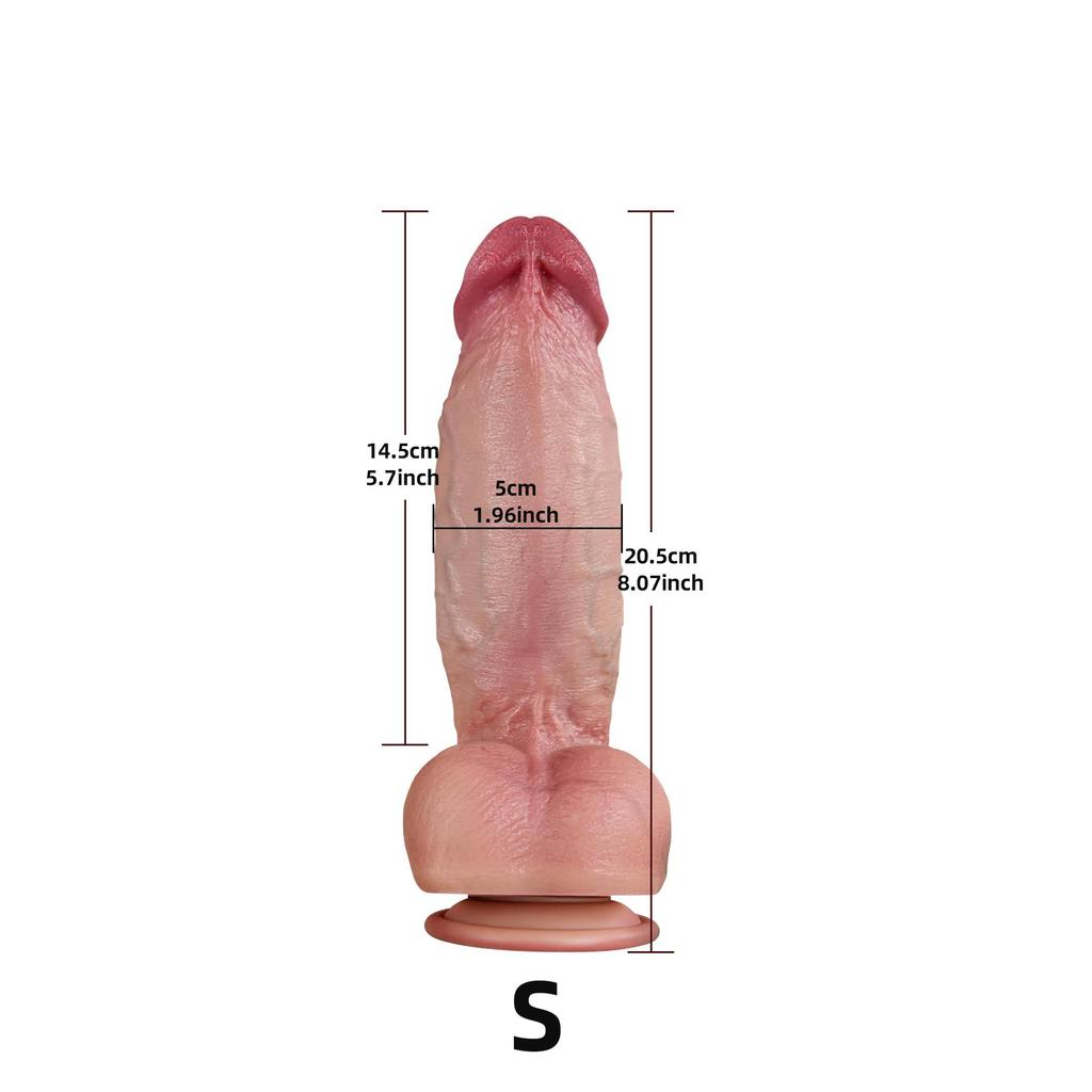 Realistický Dick Silikonové Dildo Penis Se Silnou Přísavkou Varle Žíly Pro Anální Hru Zážitek Dospělá Sexuální Hračka Pro Ženy