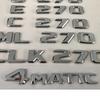 Lettere Cromate Emblemi Posteriori per Baule Targhetta Nome per Mercedes Benz A170 B170 C270 E270 G270 ML270 CLK270 GLK270 SLK270 4MATIC TN2