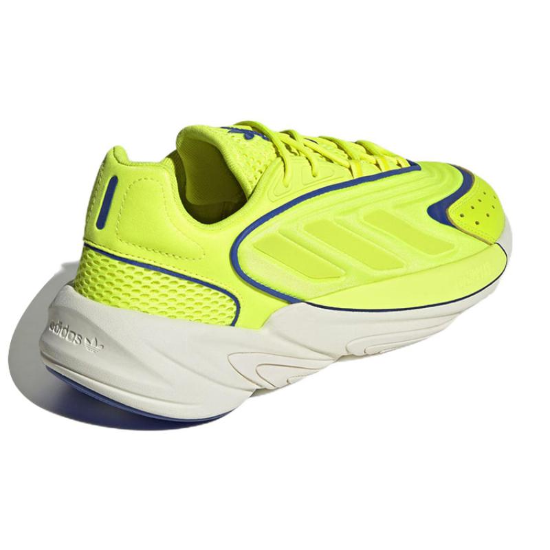 Adidas Originals Ozelia Anti-Slip Wear-Resistant Low-Top Casual Shoes Unisex Yellow Blue Sneakers GX3267