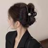 Vintage Pearl Black Hair Claws For Women Girls Temperament Hair Ornament Simple Hair Clips Hairpin Hair Accessories