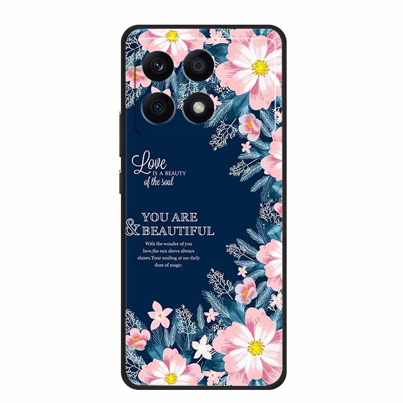 Para Xiaomi Poco X6 Pro 5G Funda Lujo TPU Silicona Trasera Fundas de Teléfono para Xiaomi Poco X6 Dibujos Animados Protector 2311DRK48I Funda