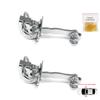 EDP684-1 2 Pieces Front Door Hinge Stop Check Strap Limiter for Alfa Romeo 156 932 1997-2006 Sedan Estate Sportwagon 51799708