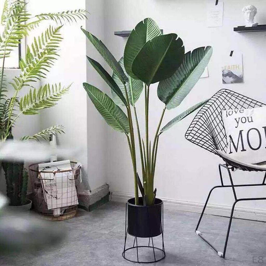 Creative Iron Rack Flower Pot Metal Vase For Indoor Living Room Balcony Bar Decoration