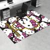1pc Hello Kitty Office Carpet Under Chair Mat Gift Universal Cute Cartoon Rug for Room Decor Birthday Present Bedroom Flooring Mat Non-Slip