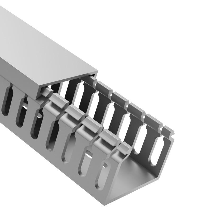 PVC Cable Management Trunking Box - Surface Mounted, Flame Retardant, Plastic Wiring Solution