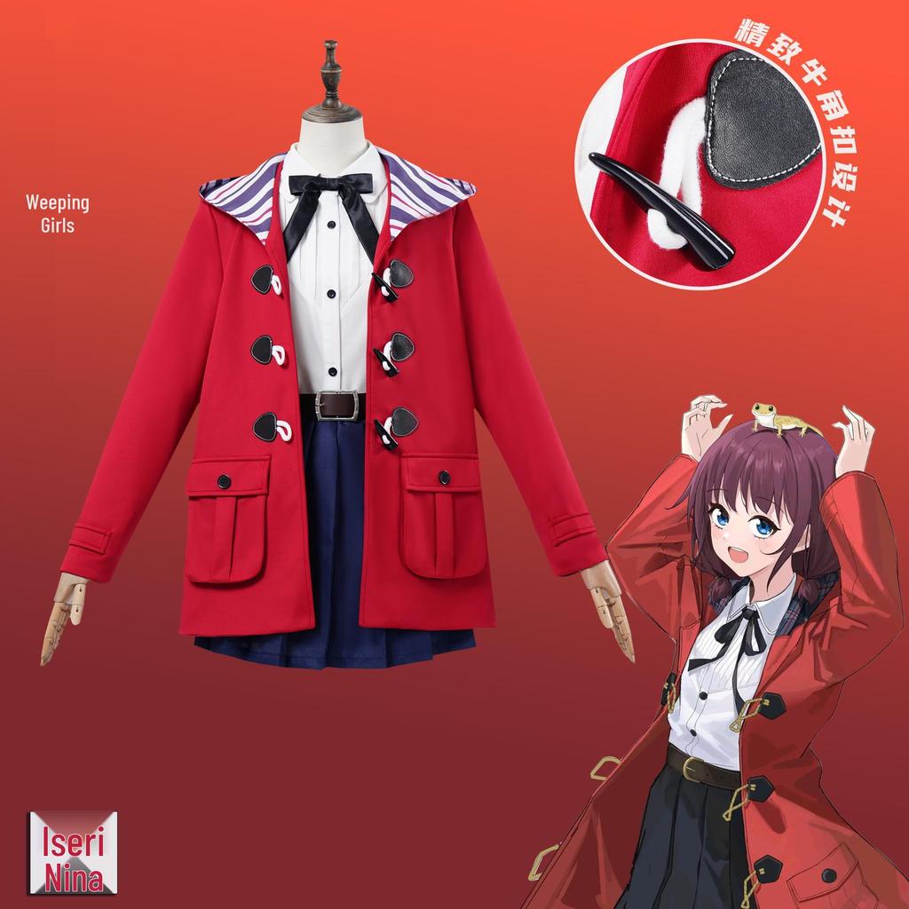 Inoseri Nina Crying Girl Band Cosplay Costume for Halloween