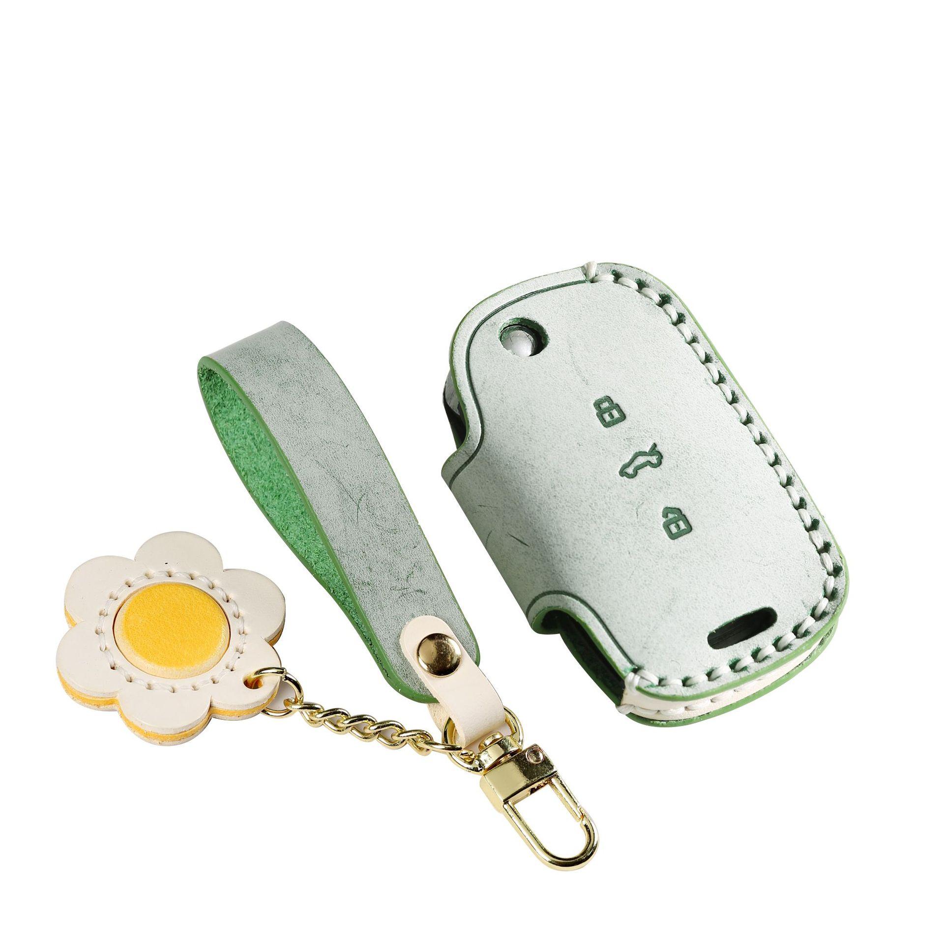 

Подходит для комплектов ключей 22 Wuling Hongguang mini, новый мини-защитный чехол для ev macaron, высококлассная женская застежка для сумки розовый