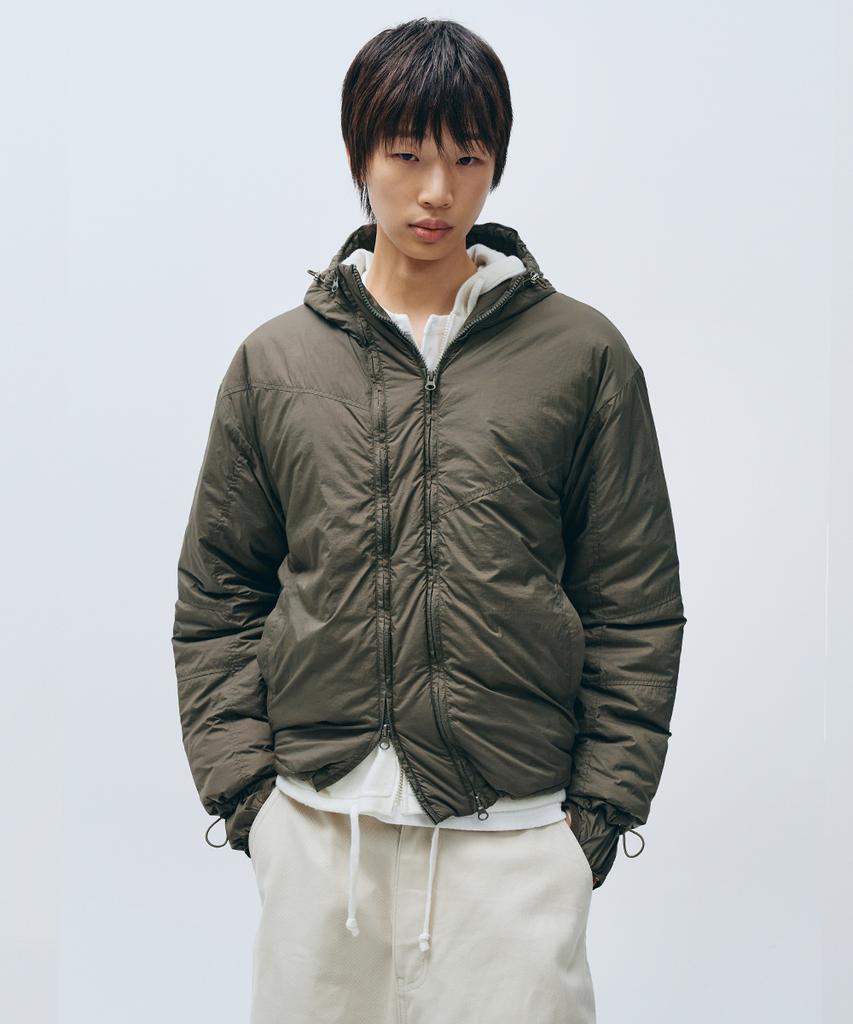 Intempomood Summit Detail Light Padded Jacket_Khaki
