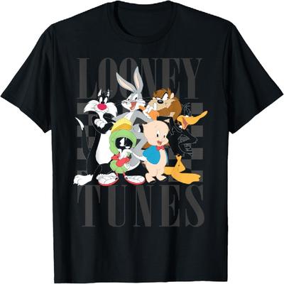 Looney Tunes 90's Style Group Shot T-Shirt