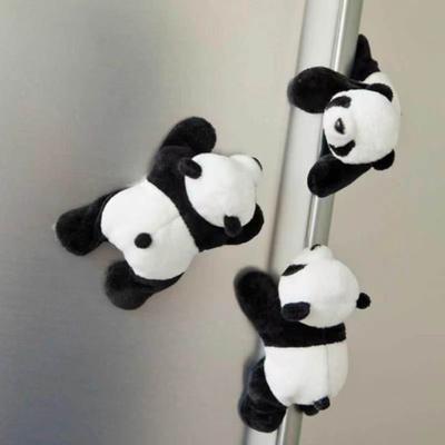 Magnetic Sticker Shockproof DIY Anti-slip Creative Plush Surface Fridge Magnet Home Decor