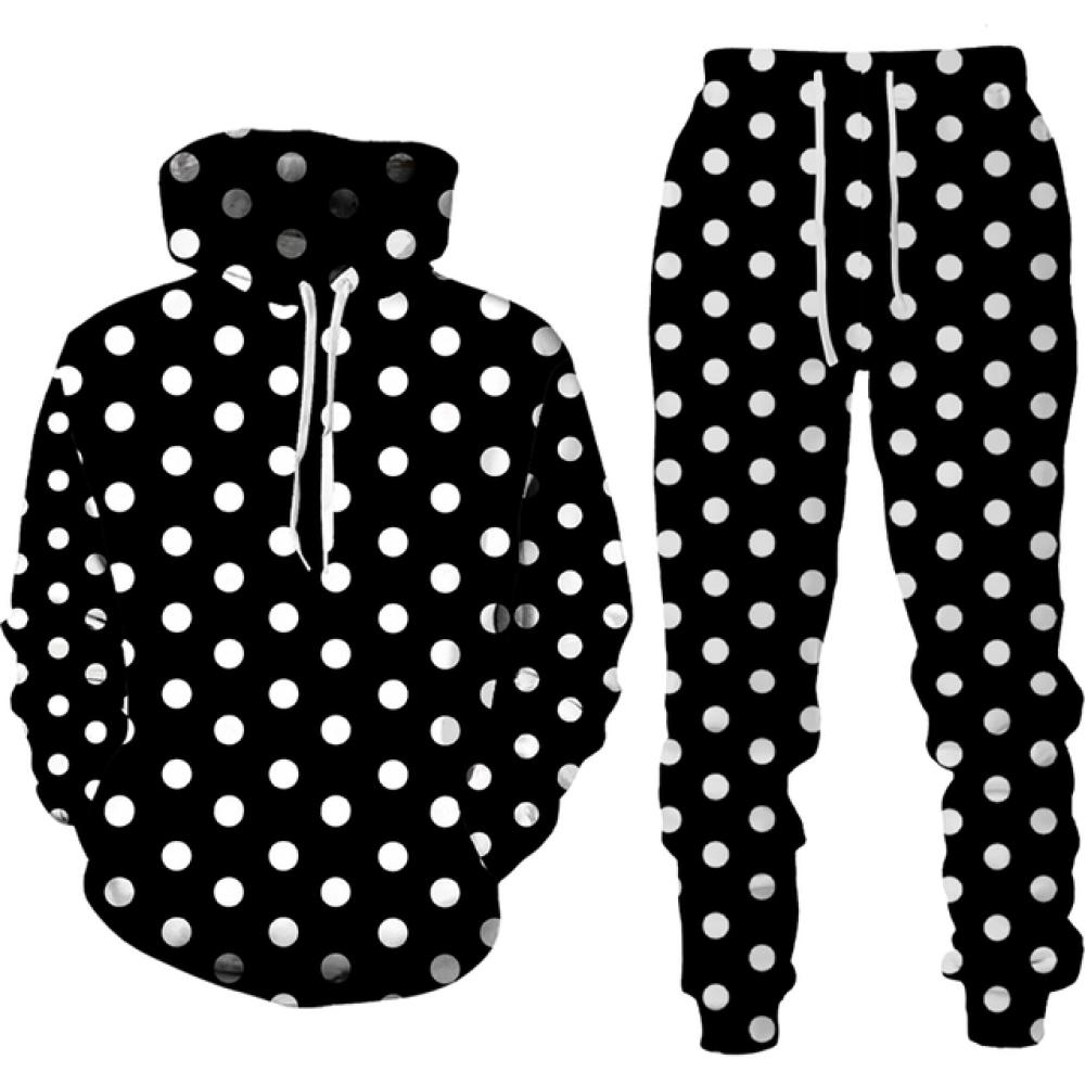 Spring Autumn Baroque Style Printing Hoodies/Pants/Tracksuit Men's Women Two Piece Suit Harajuku Oversized Men Sweatshirt Sets