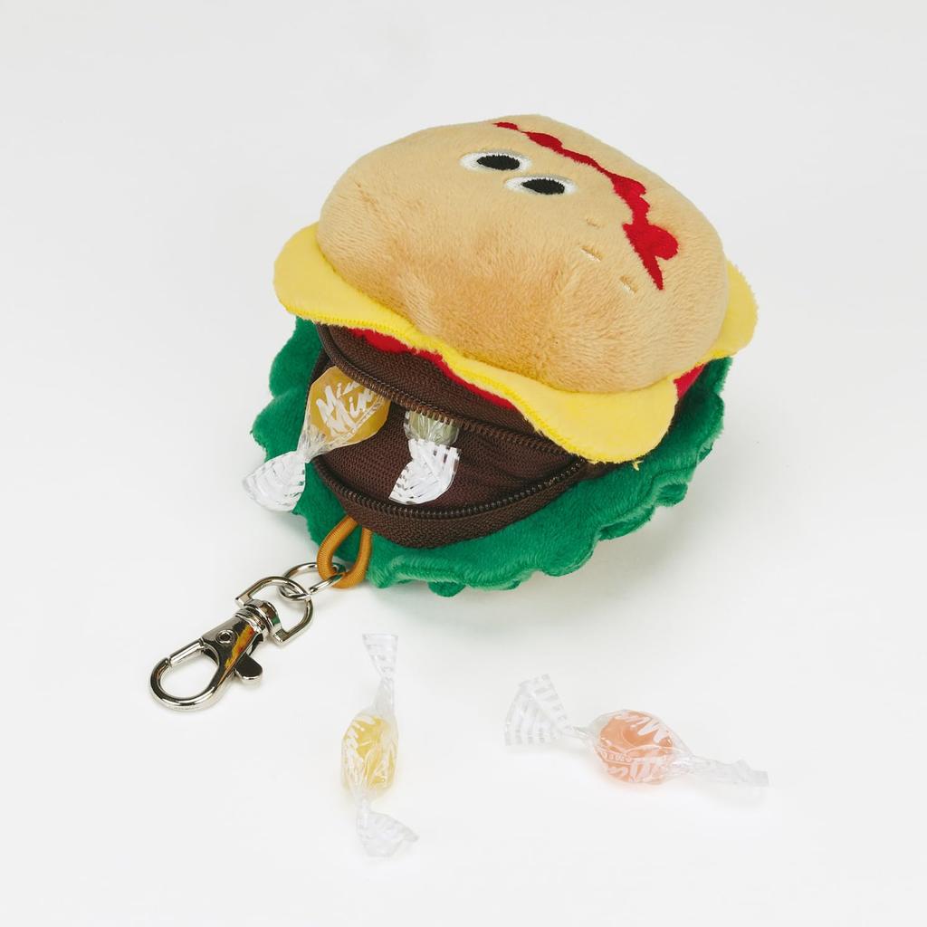 Skater Burger Conx Burger Keychain with Reel (ZRNK1-A)