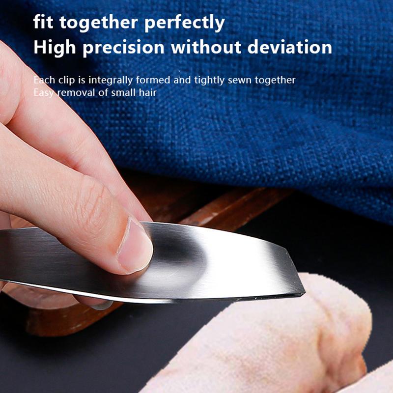 304 Stainless Steel Hair Removal Clip Quick Hair Removal Creative Kitchen Household Fishbone Clip Pig Hair Duck Hair Clip