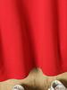 Boys' Outdoor Sports Red Casual Loose Round Neck T-shirt