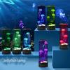 Jellyfish Lava Lamp Aquarium Ocean Night Lights 7Colors LED Jellyfish Mood Lights With For Home Bedroom Desktop Decoration Gift