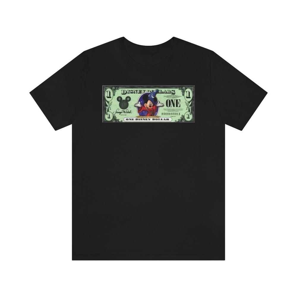 Tee Disneyland Dollars Mickey Mouse Wizard Unisex T-Shirt XL