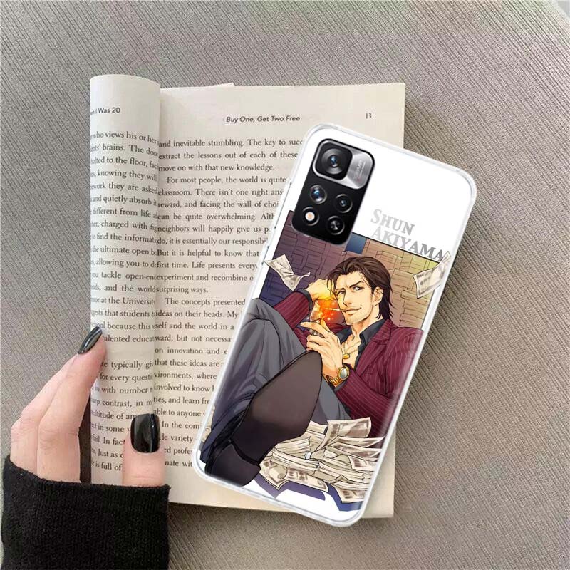 Yakuza 0 Game Phone Case For Redmi Note 13 12 Pro Plus 14 15 Pro 5G 11 11T 11E 11S 10 Pro 10S 9 9S Cover Cell Clear TPU Capa Cas