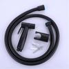 Black Handheld Toilet Bidet Faucet Sprayer Stainless Steel Bathroom Hand Bidet Sprayer Set Hose Toilet Self Cleaning Shower Head