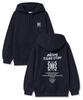 Big Logo Story Fleece-Lined Hoodie Navy