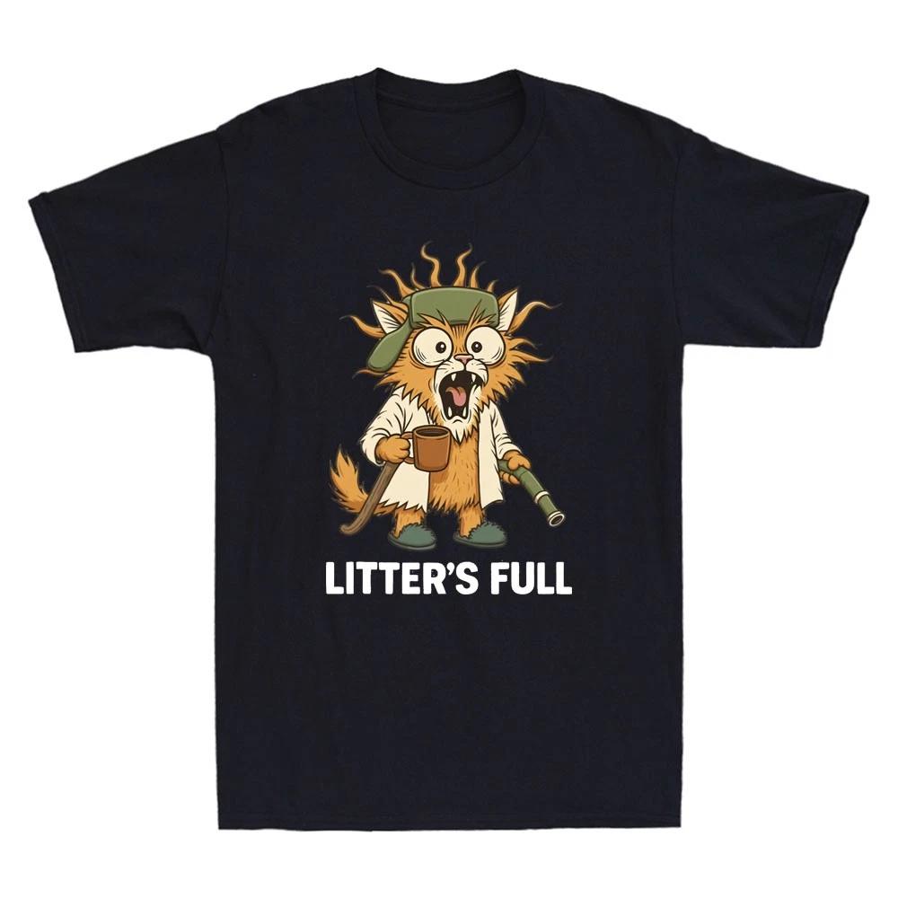Men s and Women s T-shirts Litter s Full Funny Cat Parody Meme Christmas Xmas XXXXL