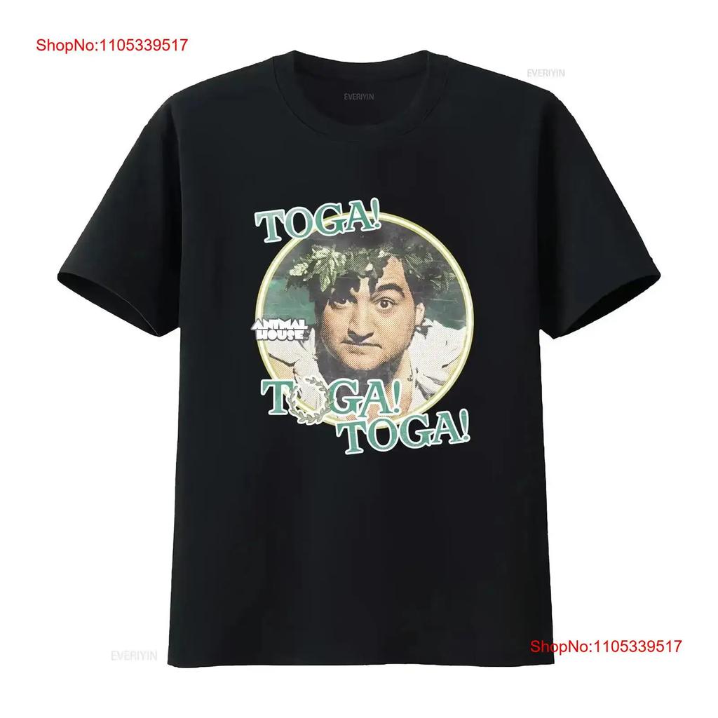 Animal House Toga T Shirt Mens Licensed Classic Movie Bluto White vintage Washed Casual homme g