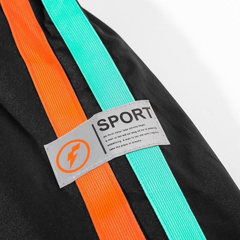 Men's Loose Striped Youth Coat Casual and Simple Windproof Warm Jacket for Autumn and Winter Jacket